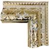 ITALIA CORNICI Maestri Artigiani - Cornice Impero da Parete Per Quadri Tele Passepartout (50 x 70 cm, BIANCO ORO LUCIDO)