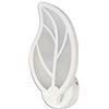 Vetrine inrete Vetrineinrete® Applique a led a forma di foglia 7 watt da parete lumetto abat jour lampada a muro luce naturale 4000k C48