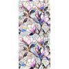 Magicherry Pellicola Privacy per Finestre con Fiore di Magnolia Arcobaleno Blocca Sole Decorativa Decalcomanie per Finestre Vetro Colorato Magnolia Adesivo Statico Non Adesivo, 43 x 100 cm, Magnolia Viola