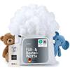LILENO HOME Imbottitura Ovatta 500g in pratico sacchetto in tessuto non tessuto - Materiale di riempimento e ovatta per peluche, cuscini, bricolage - Imbottitura per cuscino lavabile fino a 95 °C