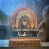 Pixel Artigiani Digitali Pixel® Lampada personalizzata con nome luce notturna per bambini bambina neonato con animali Idea regalo nascita bimbo bimba battesimo compleanno Regalo Natale per neonati Personalizzato (Arcobaleno)