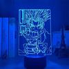 KJsdaADSA Luci notturne a led 3D per bambini Lampada 3D Anime Trigun VASH The Stampede Luce notturna a LED per Kid Room Deco Regalo di compleanno Manga VASH The Stampede Trigun Night Lamp