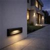Partenopea Lampada Segnapasso LED da Incasso 6W Luce Downlight verso il Basso CCT Selezionabile 3000K 4200K 6400K IP65 Impermeabile per Scale Corridoi Esterni Interni Anti Abbagliamento 220V (Nero)