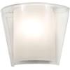 Fabas Luce Lampada da parete VIKI, E27, 1 x 40 W, IP20, trasparente