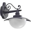 Lindby Applique da esterni dimmerabile (Country) colore Nero, in Alluminio applique lampada LED outdoor per facciata/parete terrazzo e balcone