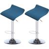 SDNAM Stampato Coprisedile per Sedia da Cucina da Bar Senza Schienale 4/2/1 Pezzi, Quadrato Elasticizzato Fodera per Sgabello da Bar(#12,2PCS)
