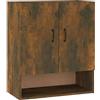 vidaXL Armadietto a Muro Rovere Fumo 60x31x70 cm in Legno Multistrato