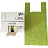 IMBALLAGGI 2000 - Shopper Biodegradabili 30x60 cm - 3 confezioni da 4 KG di Sacchetti con Manici (570 buste circa) - Utilizzate come Buste Compostabili