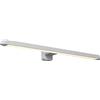 Planetitaly Applique LED 12W bianco lampada 3 STEP luce 3000K 4000K 6000K specchio specchiera bagno parete muro 230V 54cm