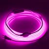 HEGEHE - Striscia LED neon COB 220V dimmerabile e con timer [3M, Viola], impermeabile IP65 flessibile, 288 LEDs/M striscia LED FCOB tagliabile CRI85+, decorazione per la casa
