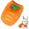 Pleenild Costume da porcellino d'India, morbido, fragola, abbigliamento per animali domestici, caldo peluche, per cavia, furetto, chihuahua e altri piccoli animali