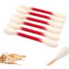 Generico Bastoncini Masticabili Giant Cat Qtip, Confezione Da 6. Bastoncini Masticabili Giganti Per Gattini Contro La Noia in Casa, Corde Dentali Resistenti Per La Dentizione, Esercizio Fisico (Rosso)