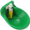 Atyhao Abbeveratoio per Acqua in Acciaio Inossidabile, con Tappo di Scarico e Connettore, Ciotola per Acqua Galleggiante Automatica per Bovini, Pecore, Capre, Cavalli, Cani, Cani, Bestiame