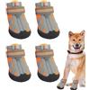 Generic Scarpe per Cani in Rete - Scarpe per Cani all'aperto | 4 Pezzi Stivali per Cani con Suola in Robusta | 5 Taglie per Cani | Scarpe per Cani di Taglia Media e Grande | Scarpe per Cani di Taglia