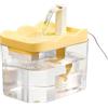 DAWCBVJQ Fontana per gatti da bere | Dispenser automatico da 1 litro con spegnimento intelligente, dispenser automatico per fontana d'acqua per gatti, cani di piccola taglia, animali domestici, casa
