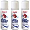 Amtra Clean Procult - Set di 3 colture di vaccinazione vive, batteri, filtro attivo, per acquario, alghe, acqua, pesci, pulizia di base, 3 x 50 ml