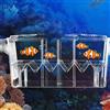 Generic Scatola per allevamento per acquario, contenitore per allevamento di pesci, contenitore per allevamento in acrilico, incubatrice per frittura e gamberetti, divisore galleggiante con design di