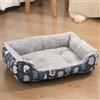 Hixingo Cuccia Cane e Gatto Interno di Peluche, Lettino Cuscino per Cani e Gatti Morbido Lavabile per Grande Medio Piccolo Animali (Gatto blu,S (45x30cm))