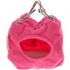 iplusmile Casetta Imbottita per Canarini da Gabbia, Peluche, Taglia | Rifugio Caldo per Inverno, Appeso Facile, Uso Interno, Colori Vivaci, per Piccoli Animali