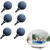 Eterspr 6 Pezzi Acquario Airstone, diffusore di Ossigeno,Aquarium Air Bubble Pietra Ossigeno, da 4mm/8mm Collegabile per Laghetti, Acquari E Vasche per Pesci