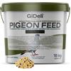 GiDeli Mangime per piccioni, 15 kg, miscela di alta qualità, ricco di proteine, con semi oleosi e cereali, grani equilibrati per allevamento e sport