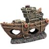 YARNOW 1 Pz. Mini Nave Pirata simulata Grotta Ornamento Decorazioni per acquari Piccolo Arredamento Acquario Decorazione Acquario Decorazione dell'acquario