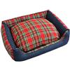 Baldiflex - Cuccioletti, Materassino Cuccia Letto Cuscino Morbida per Cane e Gatto Skipper con Cuscino in Fibra, 60x50cm