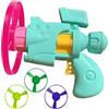 Generisch Cat Fetch Toy, Luminous Disc Shooter Interactive Play, 12 x 8 x 11 cm, Glowing Saucer Launcher Toys, 1 set multicolore per interni ed esterni, per uso domestico