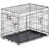 Ferplast Gabbia pieghevole per cani DOG-INN 75 Recinto per cuccioli, Trasportino in metallo, Separatore incluso, Porta doppia con chiusura di sicurezza, 77,4 x 48,5 x h 54,6 cm Nero