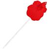 FewNvWa Bacchetta Allenamento Betta Pesce Bacchetta Coda Accessorio Ornamento Acquario Finitura Liscia Realizzata in PP Resistente Adatta per Decorazione Serb, Rosso