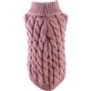Generic Pullover per cani realizzati a maglia, maglione per cani con collo a scollo a V, caldo e traspirante, maglione invernale per cani di piccola taglia e gatti, design facile da indossare in 7 colori
