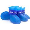 SteJar Copertura per scarpe da pioggia in gomma antiscivolo impermeabile per cani, colori pastello (blu, M)