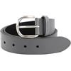 MUSTANG Cintura da donna in pelle MW3015L25 35 mm larghezza cintura lunghezza 75-105 marrone nero, dimensioni: 85 cm, colore: grigio 0730, grigio., 85 cm