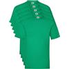 Fruit of The Loom Valueweight 5 Pack, T-Shirt Uomo, Verde (Kelly Green 47), Large
