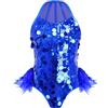 TiaoBug Body Danza Classica Moderna Bambina Abito da Ballo Latino Americano Tango con Piume e Paillettes Balletto Leotards Bodysuit Costume da Danza Samba Rumba Salsa Rosa caldo 13-14 anni