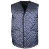 SEA BARRIER Art. Paul Gilet Uomo Trapuntato Impermeabile Quattro Stagioni Colori Blu e Nero (Nero, 3XL)