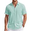 J.VER Klassisch Camicia Uomini, A-Bianco+Bottone Nero+Polsini, L