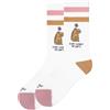 American Socks Calzini A Mezzo Gamba, Mid High | Stampa Be Capy | Fabbricato A Barcellona | Vegan Friendly, Controllo Degli Odori, Materiale Antibatterico | Doppio Rinforzo Su Suola, Punta E Tallone