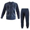 Enrico Coveri Pigiama Uomo Invernale, Pigiama Uomo in Caldo Jacquard, Pigiama Uomo Felpato, Caldo e Confortevole (5079 Blu, M)