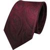 TigerTie ohne Markenname - Cravatta - Paisley - Uomo rosso Rot Taglia unica