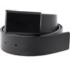 Calvin Klein Pelle cintura Casual Plaque Belt 35MM W130 CK Black nero
