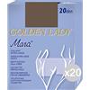 Golden Lady Set 20 Mara XL Castor Calze Collant Donna Abbigliamento e Accessori, Multicolore, Singolo
