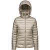 Geox W Jaysen Hood Jkt Giacca, Raggio di Luna, XS Donna