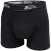 Cotonella, 6 Paia di Boxer in Cotone bielastico con Elastico Esterno. Taglia 3 Colore Nero
