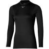 Mizuno Breath Thermo Mid Weight Crew Shirt WOS Black S