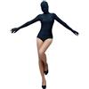 LinvMe Zentai - Body da donna sexy Nero XL