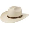 Stetson Edcouch Cappello Western Toyo Corona Cattleman Fascia in Pelle Uomo Primavera Estate