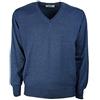 Raipan Pullover Uomo Manica Lunga Scollo V Misto Lana Merinos RAIPAN Vele dei Mari Made in Italy