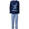 Disney Store Pigiama Disney Lilo e Stitch Donna Ragazza Lungo Tg. L Invernale in Pile 6953