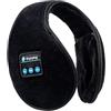 fesoklaf Paraorecchie Bluetooth per l'inverno, scaldaorecchie senza fili, per musica, sport, per sci, corsa, escursionismo, viaggi, attività all'aperto, Nero , Taglia unica